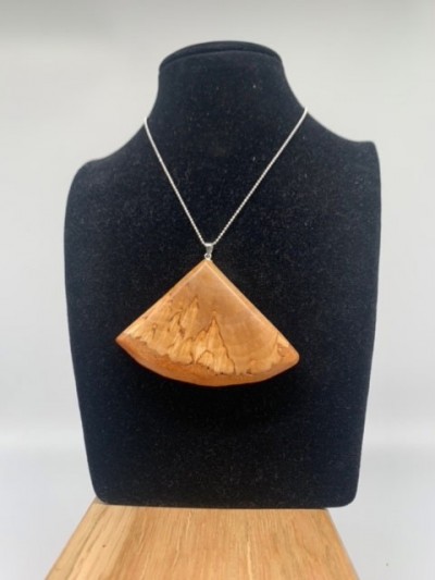 B41 Pendentif en Bois Précieux