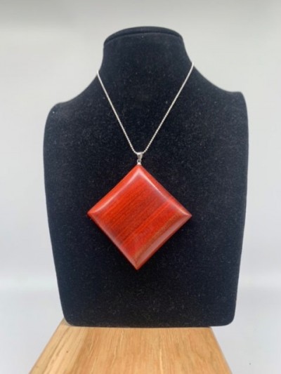 B47 Pendentif en Bois Précieux